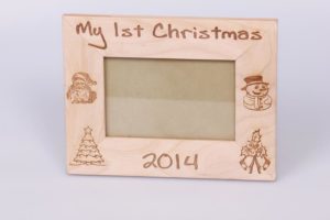 My First Christmas Frame