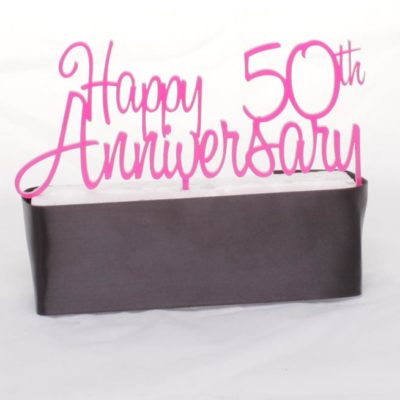 Happy 50th Anniversary CakeTopper