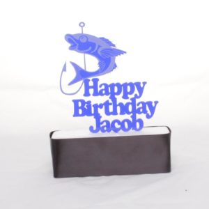Personalised Fish Cake Topper
