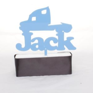 Truck with Name Cake Topper