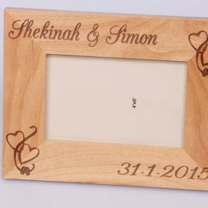 Wedding Frame with names & date