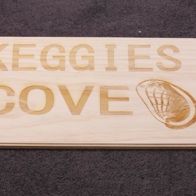 Wooden Sign - Keggies Cove