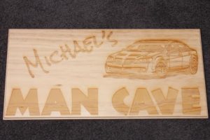 Michael's Man Cave Wooden Sign