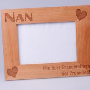 Engraved Wooden Frame